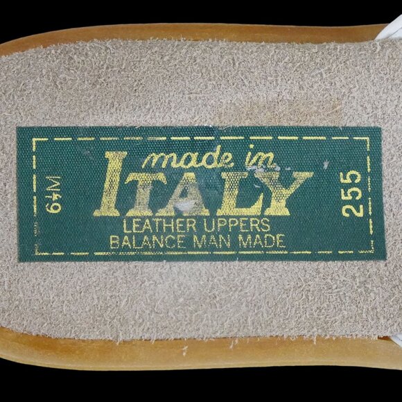 Vintage Leather Flip Flops Womens Size 6.5 Made in Italy Sandals White Leather W - Picture 6 of 7